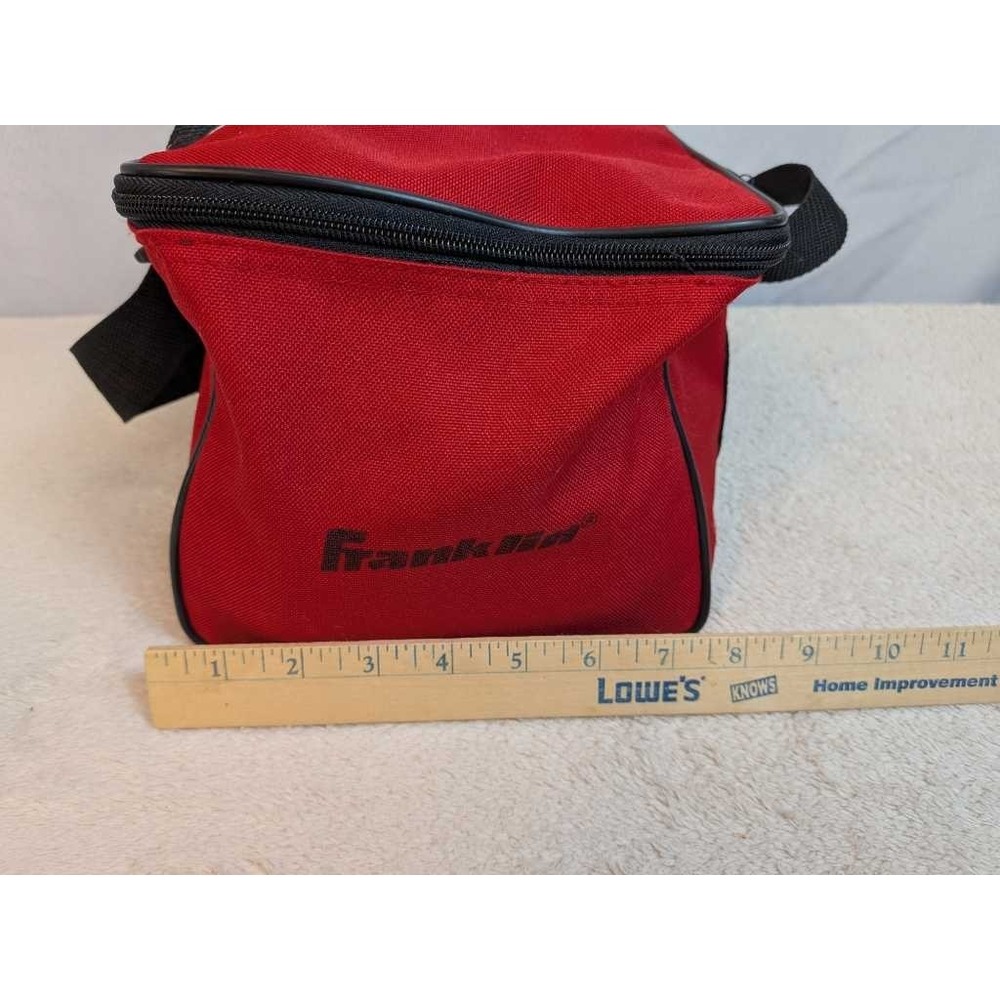 Franklin Bocce Ball Set Red Carry Bag 8 Balls + Pallino Included - Picture 12 of 14